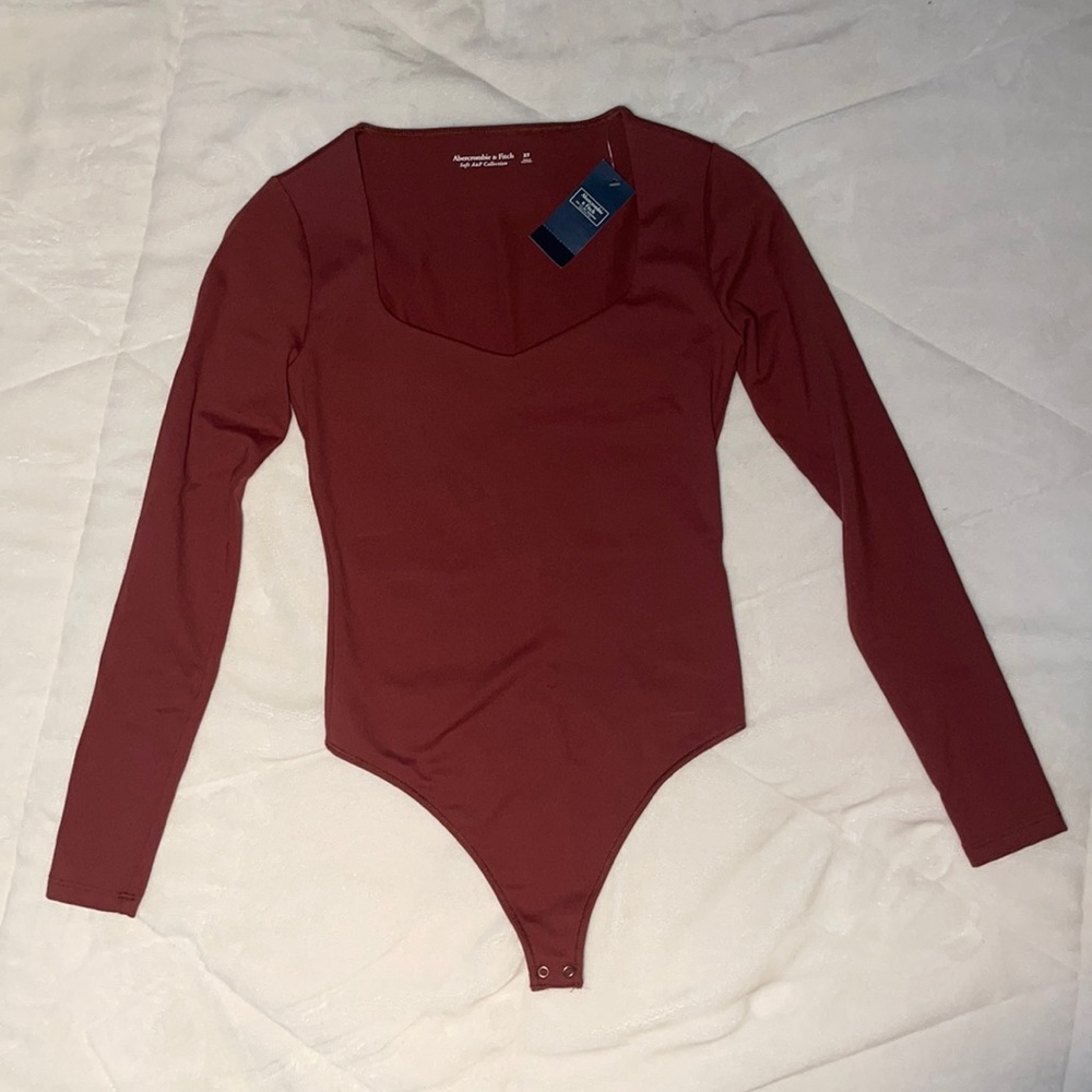 Abercrombie & Fitch maroon bodysuit, size xs